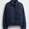 Giacca piumino in denim