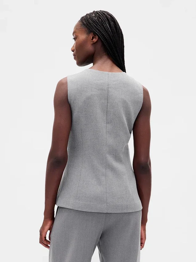 Gilet a collo alto