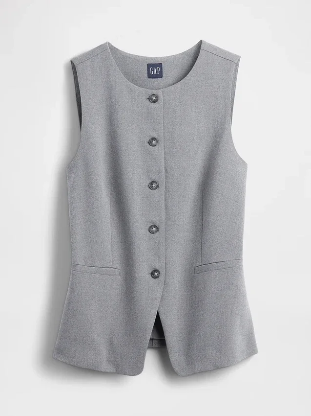 Gilet a collo alto
