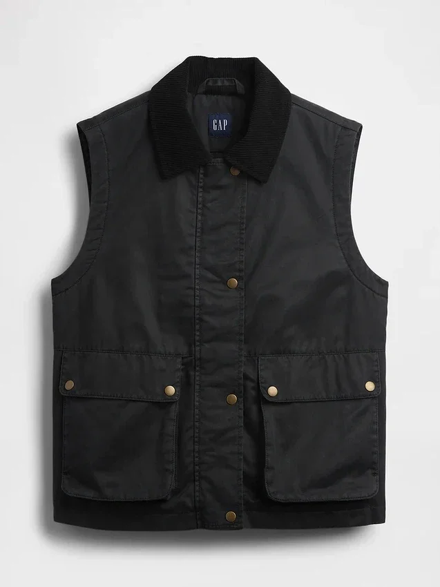 Gilet da fienile in tela cerata