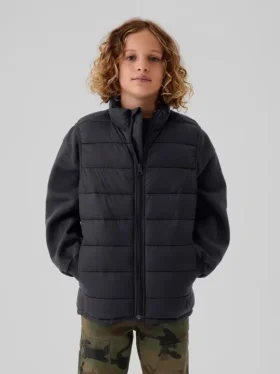 Gilet imbottito leggero riciclato per bambini