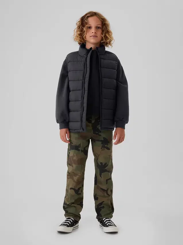 Gilet imbottito leggero riciclato per bambini