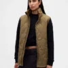 Gilet imbottito trapuntato leggero riciclato