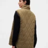 Gilet imbottito trapuntato leggero riciclato