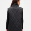 Gilet imbottito trapuntato leggero riciclato
