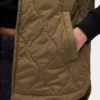 Gilet imbottito trapuntato leggero riciclato
