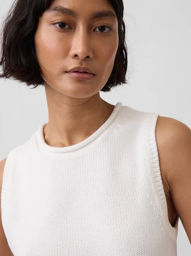 Gilet in maglia 100% cotone