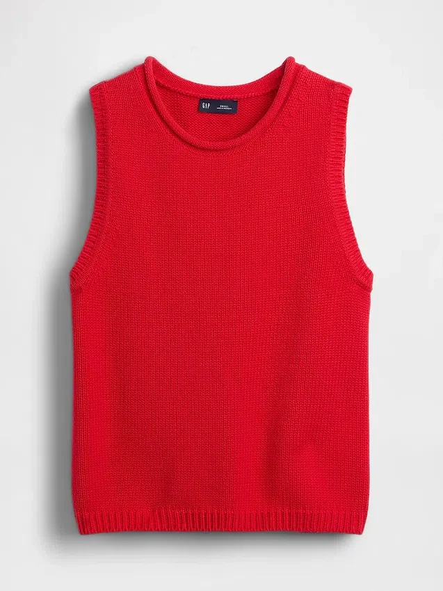 Gilet in maglia 100% cotone