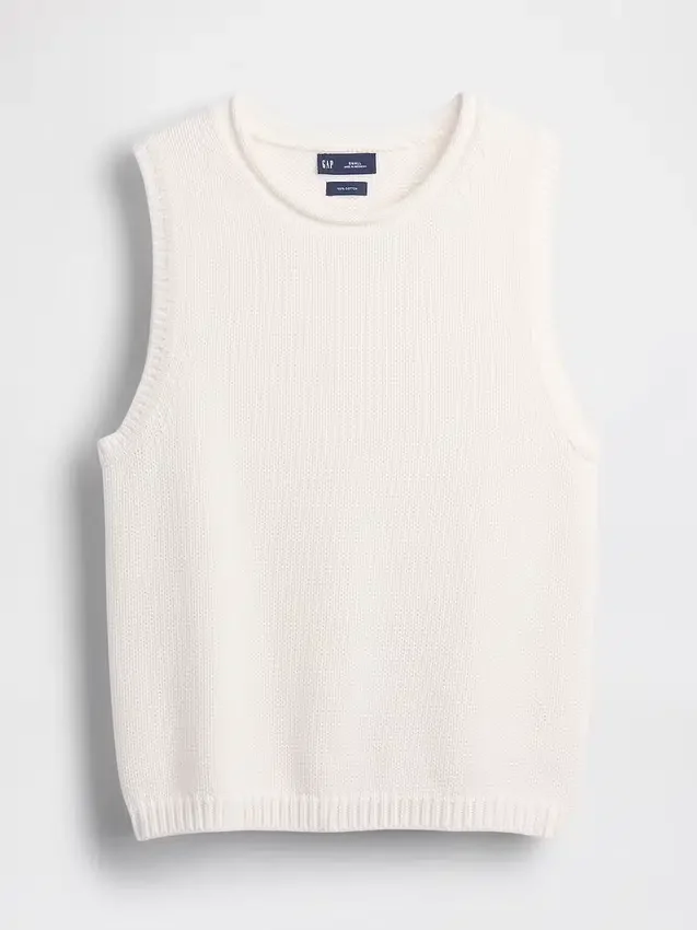 Gilet in maglia 100% cotone