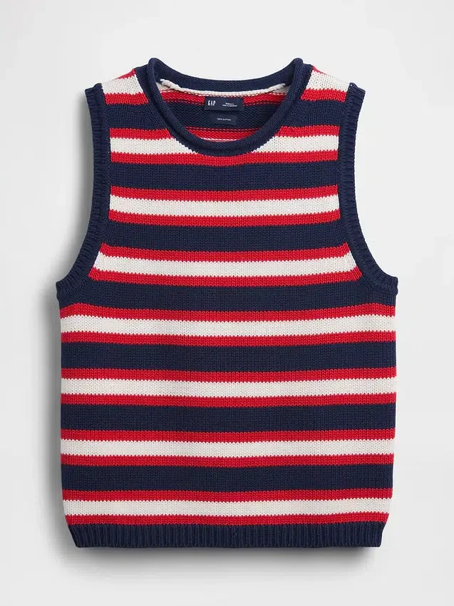 Gilet in maglia 100% cotone