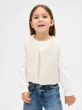 Gilet in sherpa per neonato & bebè