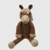 Giocattolo a maglia a forma di cavallo