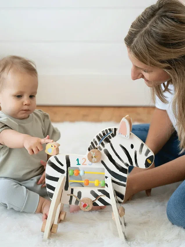 Giocattolo educativo Safari Zebra
