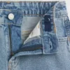 Gonna a balze in denim per bambini