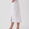 Gonna a tubino midi in denim