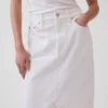 Gonna a tubino midi in denim