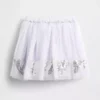 Gonna con cuore in tulle e paillettes per neonato & bebè