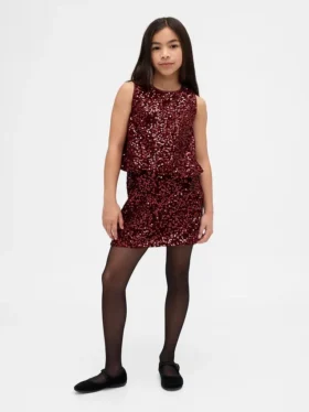 Gonna con paillettes per bambini