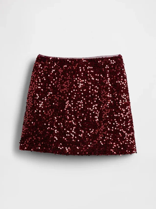 Gonna con paillettes per bambini