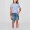 Gonna in denim a vita alta per bambini