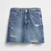 Gonna in denim a vita alta per bambini