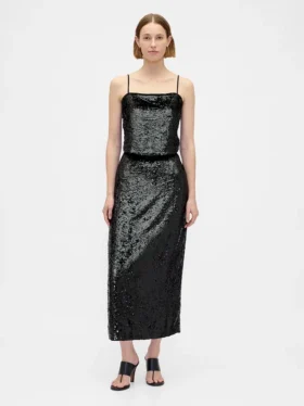 Gonna lunga con paillettes