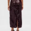 Gonna lunga con paillettes