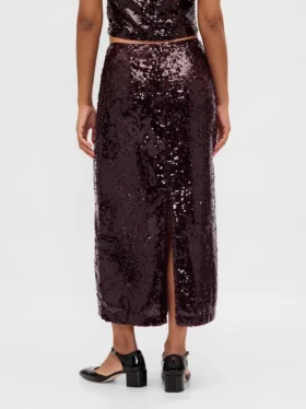 Gonna lunga con paillettes