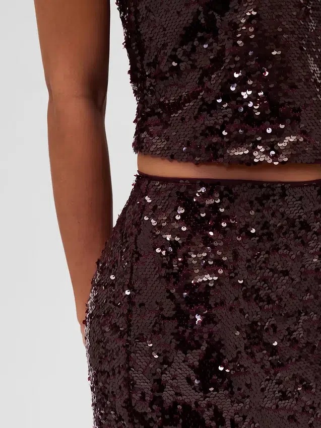 Gonna lunga con paillettes