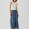 Gonna lunga in denim