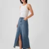 Gonna lunga in denim