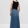 Gonna lunga in denim