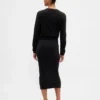 Gonna midi elasticizzata CashSoft
