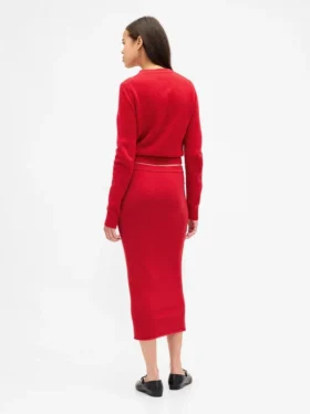 Gonna midi elasticizzata CashSoft