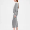 Gonna midi elasticizzata CashSoft
