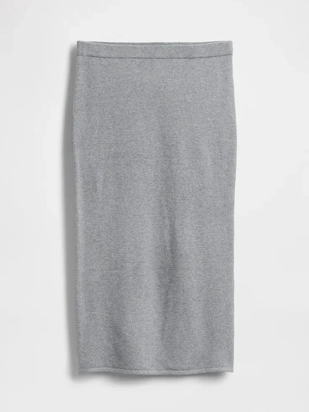 Gonna midi elasticizzata CashSoft