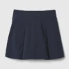Gonna-pantaloncino a pieghe color kaki per bambini