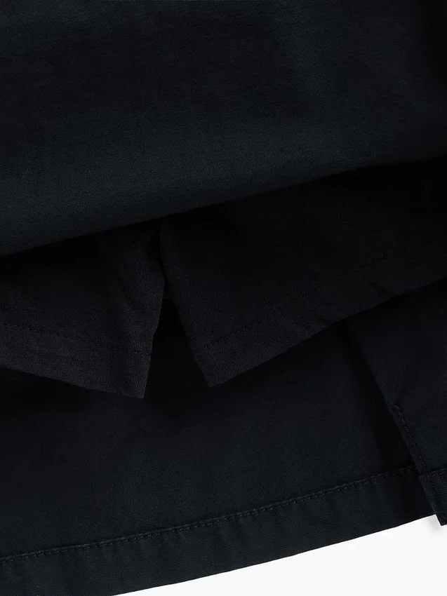 Gonna-pantaloncino a pieghe color kaki per bambini