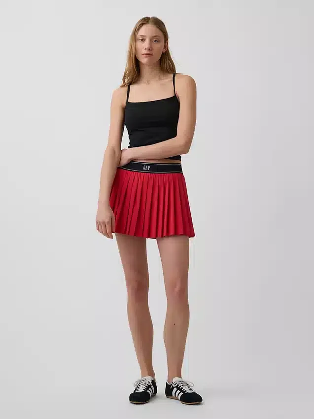 Gonna-pantaloncino da ginnastica plissettata GapFit Tech
