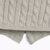 Gonna-pantaloncino per bambini in maglione a trecce