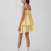 Gonnellina con orlo ripiegato e occhielli per bambini