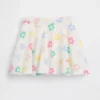 Gonnellina con pantaloncini integrati a stampa mix & match per Neonato & Bebè