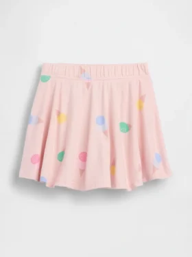 Gonnellina con pantaloncini integrati a stampa mix & match per Neonato & Bebè