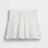 Gonnellina-pantaloncino a balze all'uncinetto per bambini
