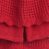 Gonnellina-pantaloncino a balze all'uncinetto per bambini