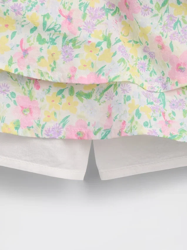 Gonnellina-pantaloncino a doppio volant per neonato & bebè