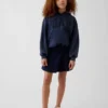 Gonnellina-pantaloncino a risvolto per bambini