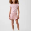 Gonnellina-pantaloncino a risvolto per bambini