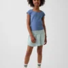 Gonnellina-pantaloncino a risvolto per bambini