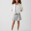 Gonnellina-pantaloncino a risvolto per bambini